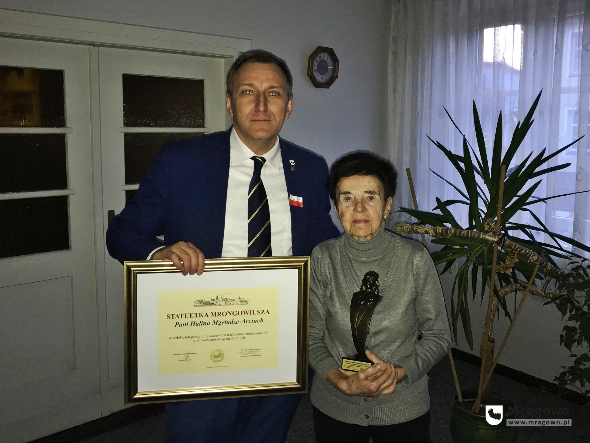 Statuetka Mrongowiusza